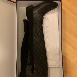 Stuart Weitzman Quiltboot 50/50 Over-the-Knee Boot